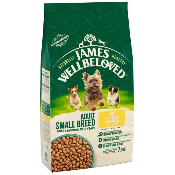 James Wellbeloved James Wellbeloved Adult Small Breed Lamb & Rice - 7.5kg