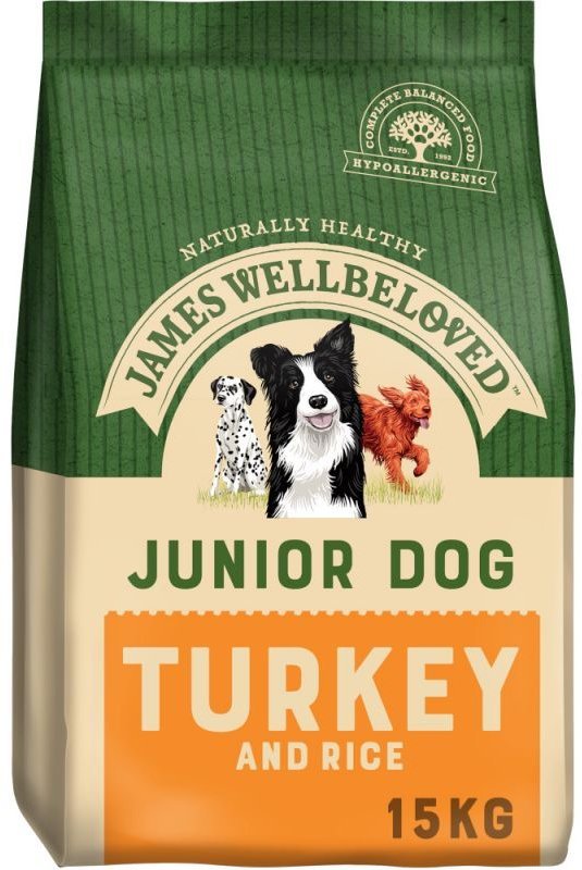 James Wellbeloved James Wellbeloved Junior Turkey & Rice - 15kg