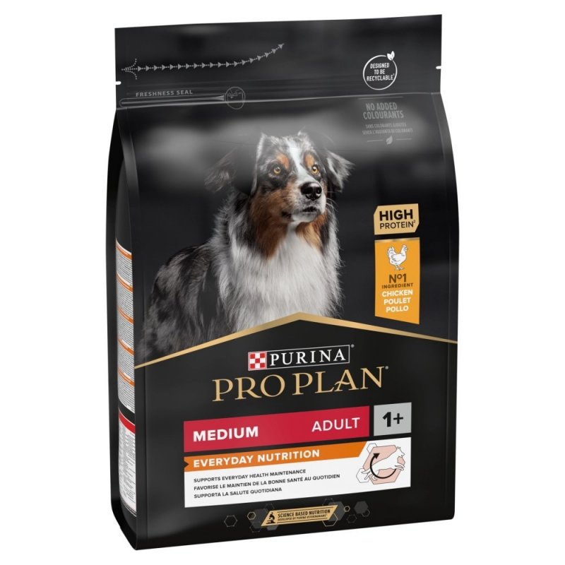 Purina Pro Plan Adult Medium Everyday Nutrition with Chicken - 3kg