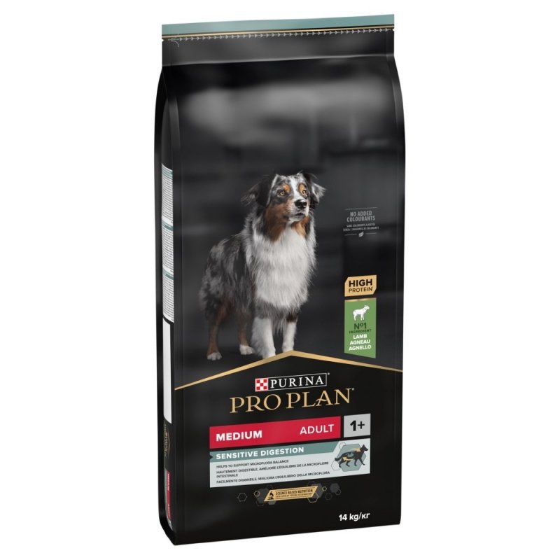 Purina Pro Plan Adult Medium Sensitive Digestion with Lamb - 14kg