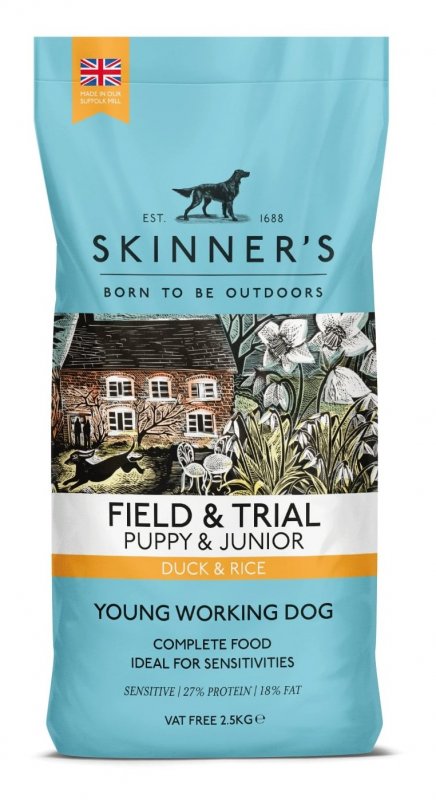 Skinners Skinners F&t Puppy/junior - Duck - 2.5kg