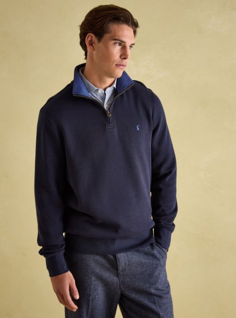 Joules Joules Men's Navy Quarter Zip Sweatshirt